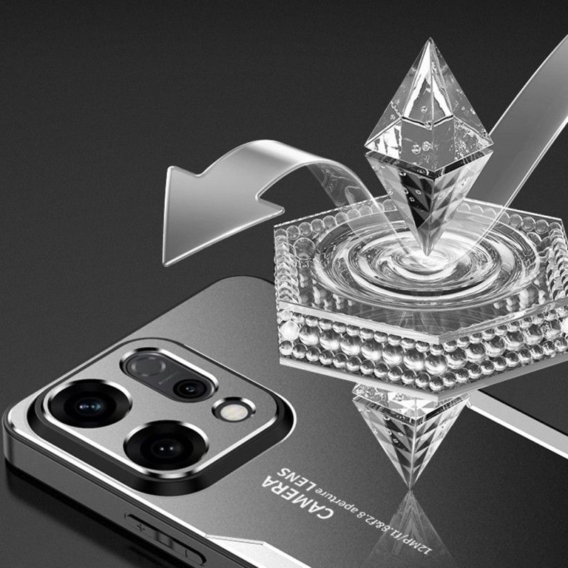 Deksel Oppo Reno 14 Pro 5g Mobildeksel Metalleffekt