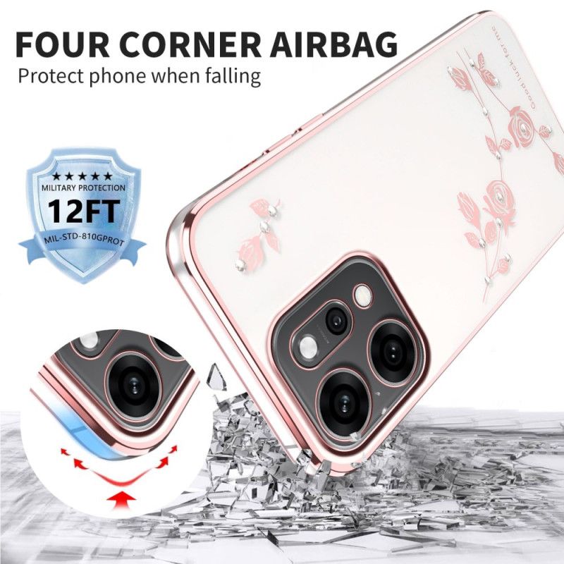 Deksel Til Oppo Reno 14 Pro 5g Blomster Kadem