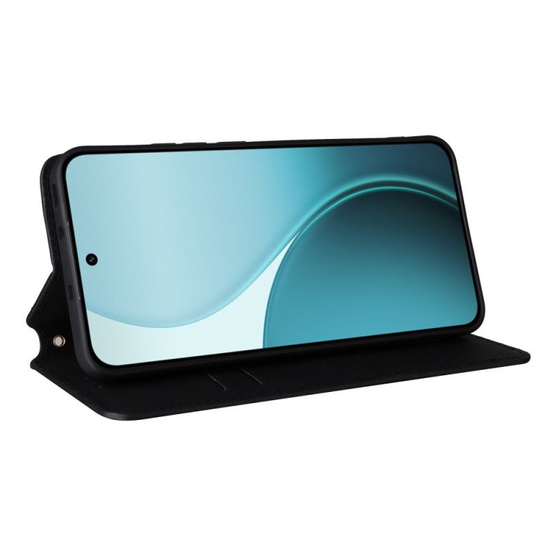 Folio Deksel Lær Oppo Reno 14 Pro 5g Mobildeksel Glanset Diamantmønster