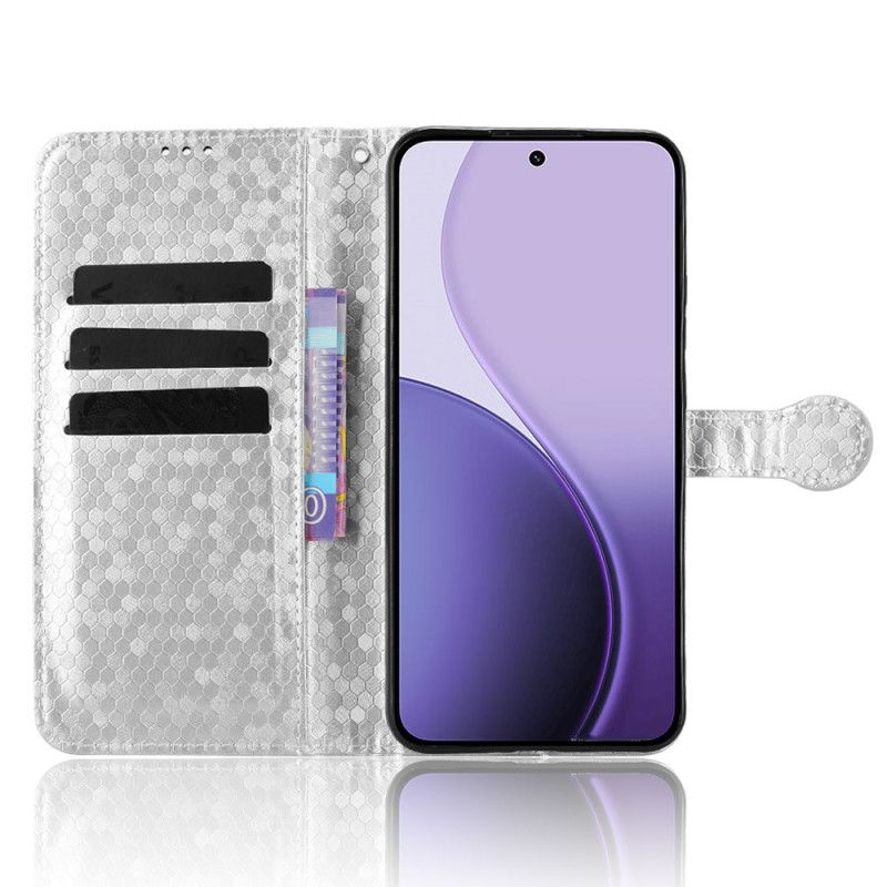 Folio Deksel Oppo Reno 14 Pro 5g Glanset Beskyttelse Deksel