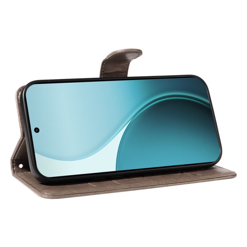 Lærdeksel Folio Deksel Oppo Reno 14 Pro 5g Liten Blomster