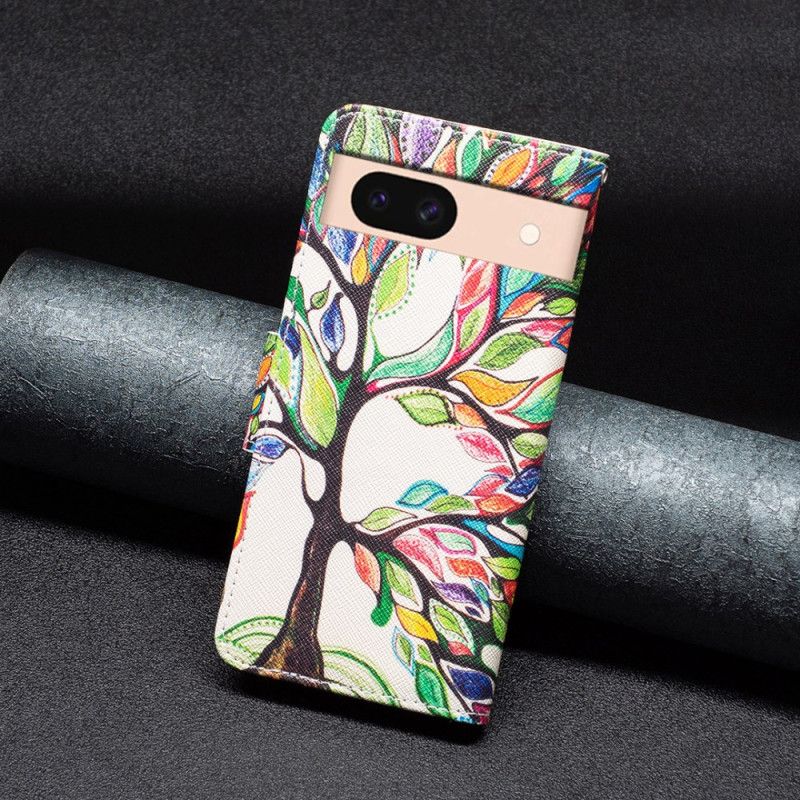 Folio Deksel Google Pixel 8a Livets Tre Beskyttelse Deksel