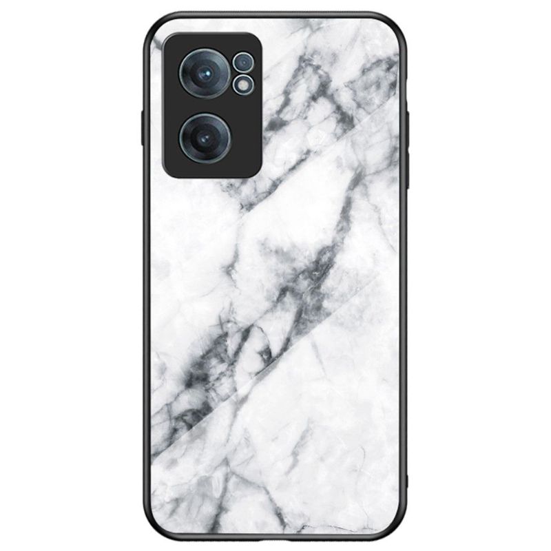 Deksel Til OnePlus Nord CE 2 5G Lina Marmor Herdet Glass