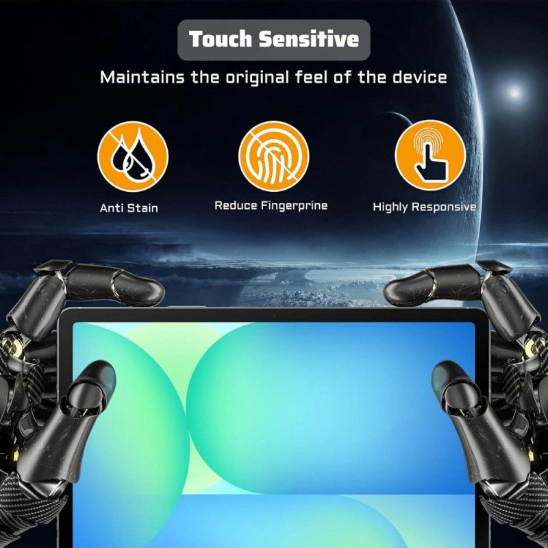 Deksel Samsung Galaxy Tab S11 Gjennomsiktig Med Skjermbeskytter I Herdet Glass Beskyttelse Deksel