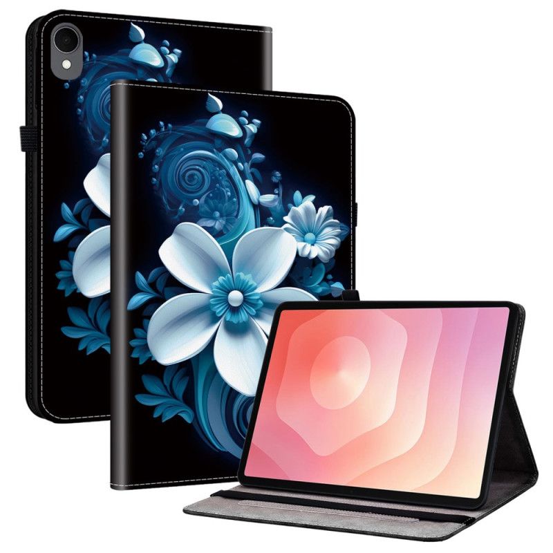 Etui Til Samsung Galaxy Tab S11 Svarte Orkideer