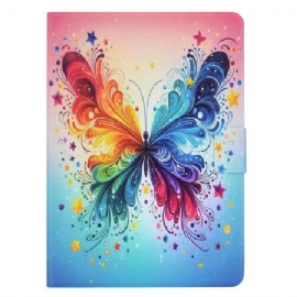Folio Deksel Samsung Galaxy Tab S11 Akvarellsommerfugl Beskyttelse Deksel