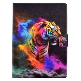 Folio Deksel Samsung Galaxy Tab S11 Fargerik Tiger