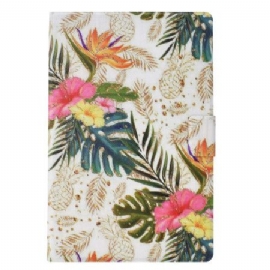 Folio Deksel Samsung Galaxy Tab S11 Gyllen Ananas