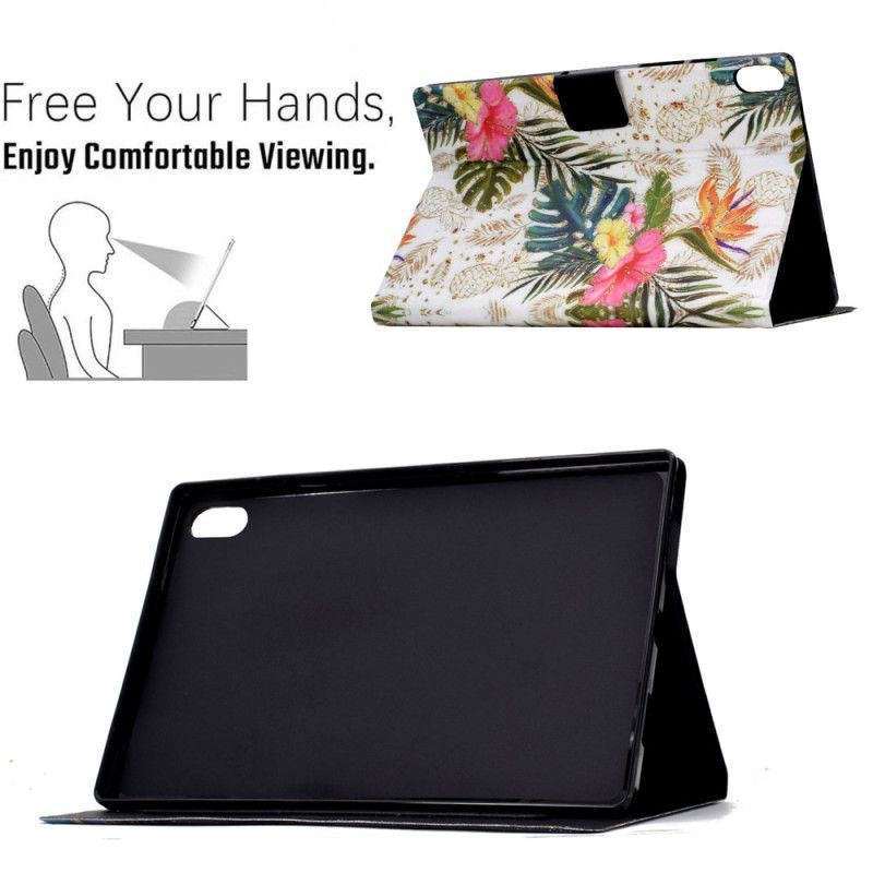Folio Deksel Samsung Galaxy Tab S11 Gyllen Ananas