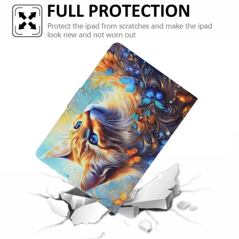 Folio Deksel Samsung Galaxy Tab S11 Kattemaleri