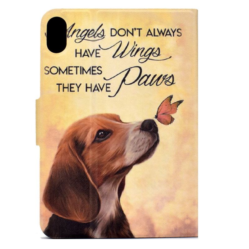 Folio Deksel Til Samsung Galaxy Tab S11 Hund Og Sommerfugl