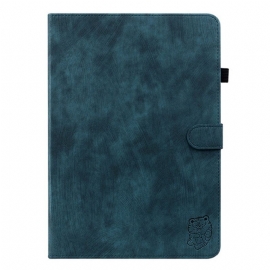 Folio Deksel Til Samsung Galaxy Tab S11 Vintage Semsket Skinneffekt