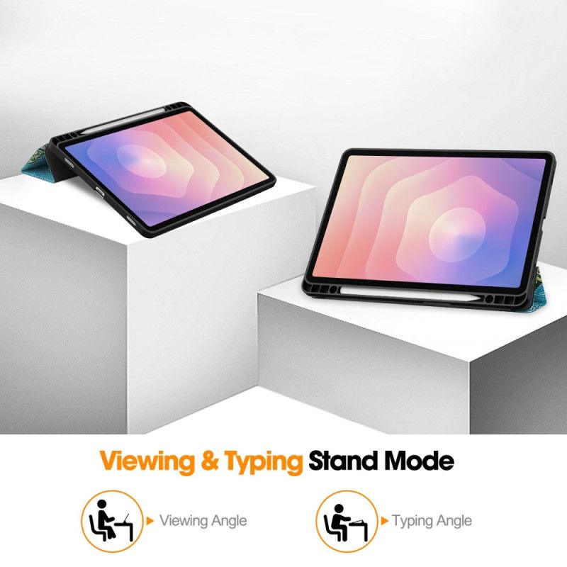 Samsung Galaxy Tab S11 Aprikosblomst-pennenholder