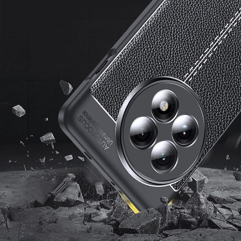 Deksel Oneplus 13 Fleksibel Litchi-tekstur