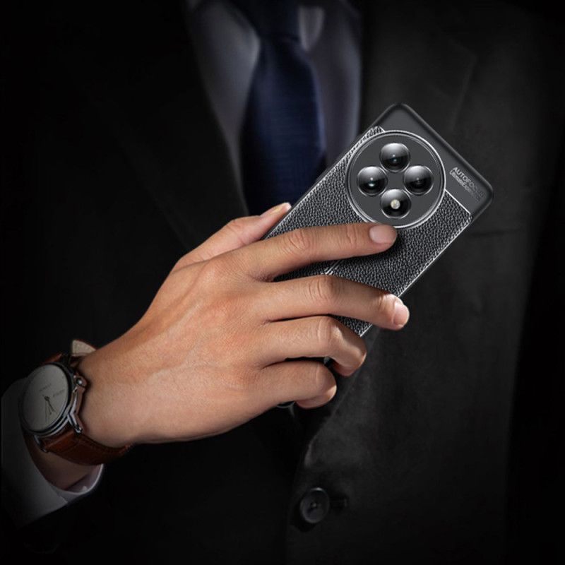 Deksel Oneplus 13 Fleksibel Litchi-tekstur