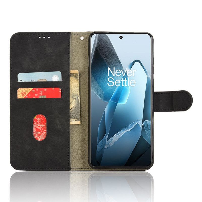 Folio Deksel Oneplus 13 Semsket Skinneffekt