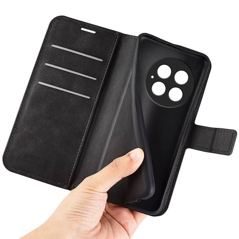 Lærdeksel Folio Deksel Oneplus 13 Skinnstil