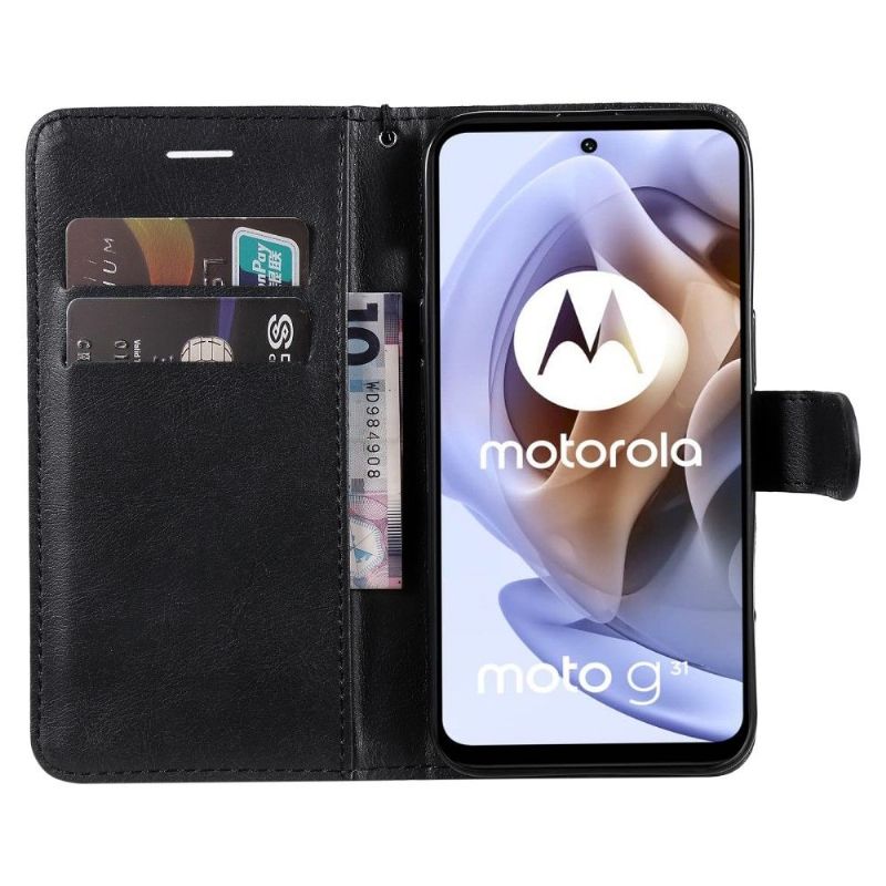 Folio Deksel Til Motorola Moto G31 / Moto G41 Med Kjede Sylvette