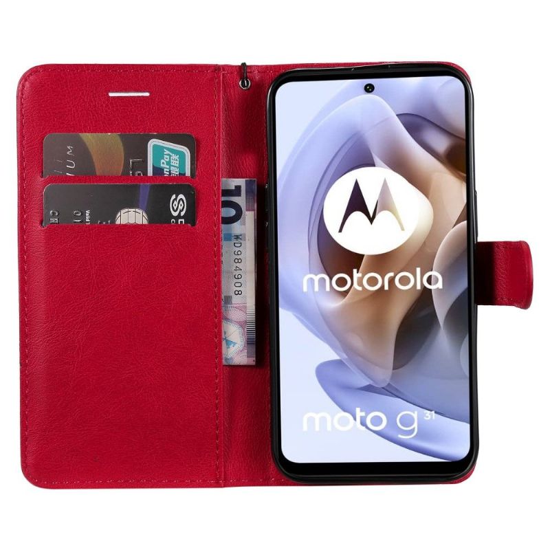 Folio Deksel Til Motorola Moto G31 / Moto G41 Med Kjede Sylvette