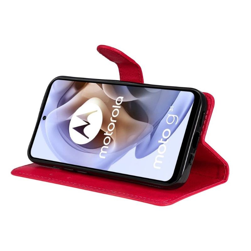 Folio Deksel Til Motorola Moto G31 / Moto G41 Med Kjede Sylvette