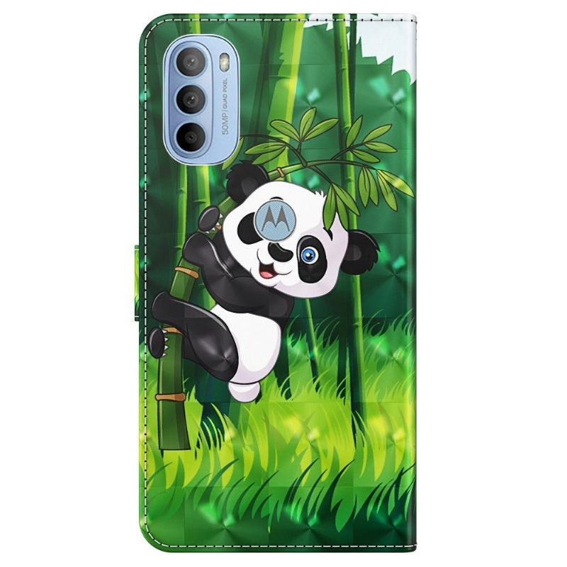 Folio Deksel Til Motorola Moto G31 / Moto G41 Perched Panda