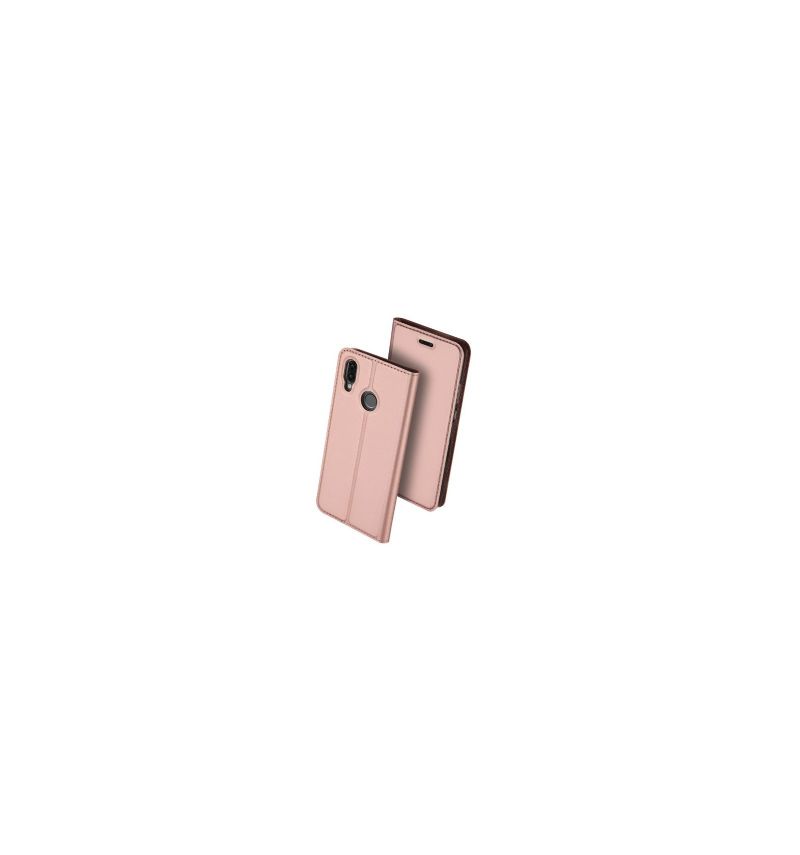 Folio Deksel Til Huawei P20 Lite Business Imitert Skinn