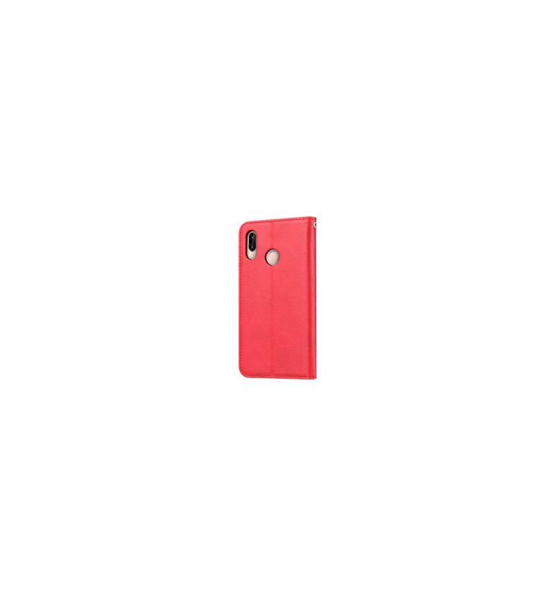 Lærdeksel Til Huawei P20 Lite Stativkoffert