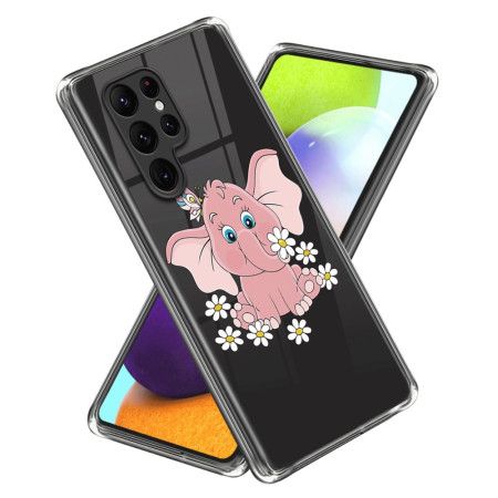 Deksel Til Samsung Galaxy S24 Ultra 5g Rosa Elefant