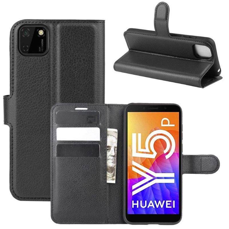 Folio Deksel Til Huawei Y5p Lommebok Skinnstil