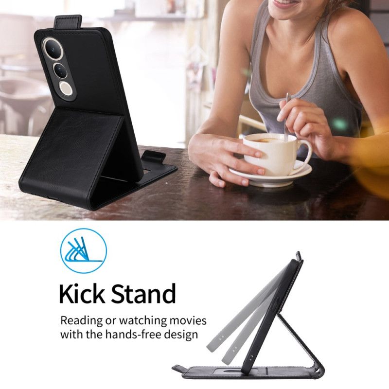 Folio Deksel Til Vivo V50 Lite 5g Vertikal Klaffdesign