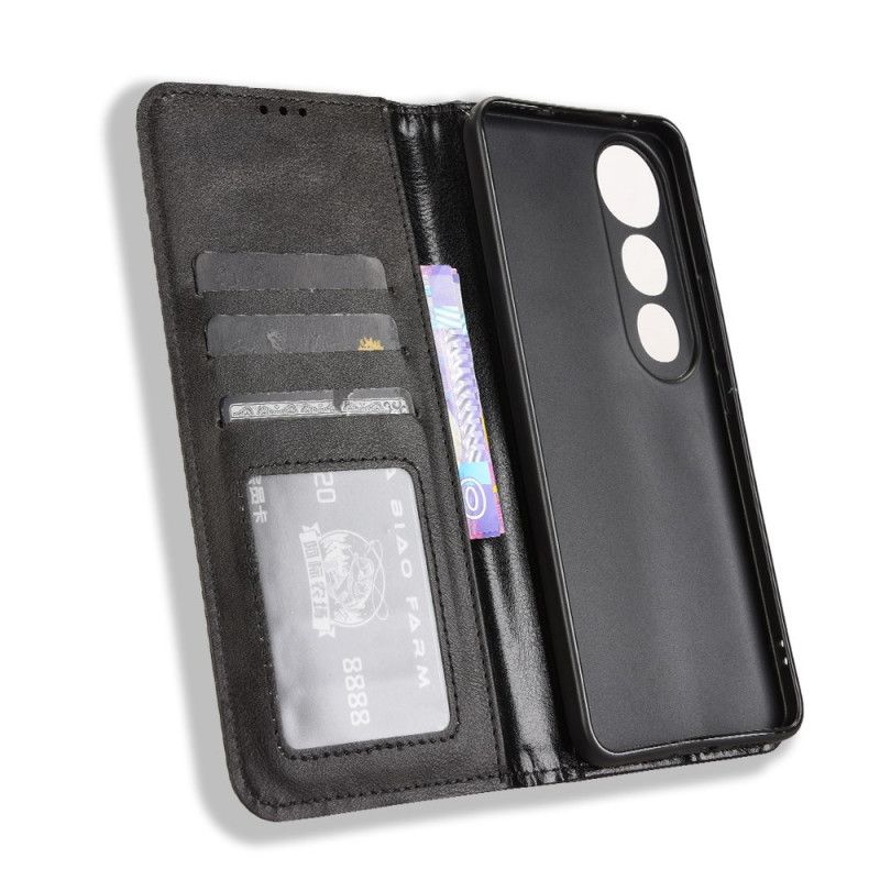 Folio Deksel Vivo V50 Lite 5g Vintage Frise