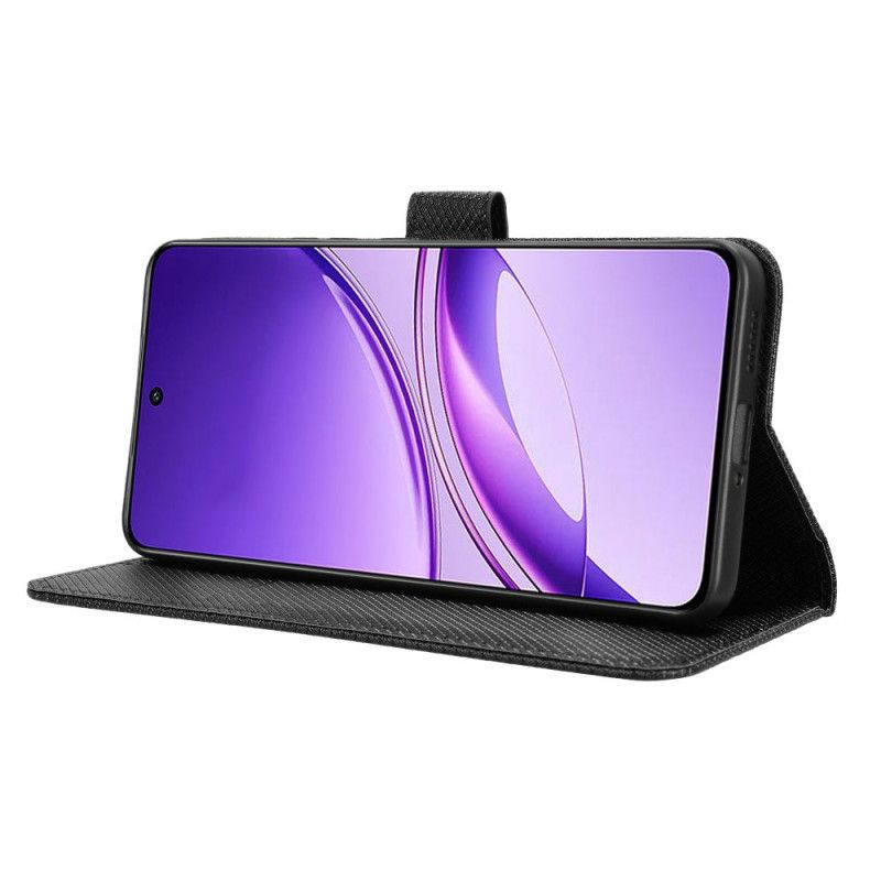 Lærdeksel Folio Deksel Vivo V50 Lite 5g Mobildeksel Diamanttekstur