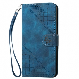 Lærdeksel Folio Deksel Vivo V50 Lite 5g Mobildeksel Geometrisk Remdesign