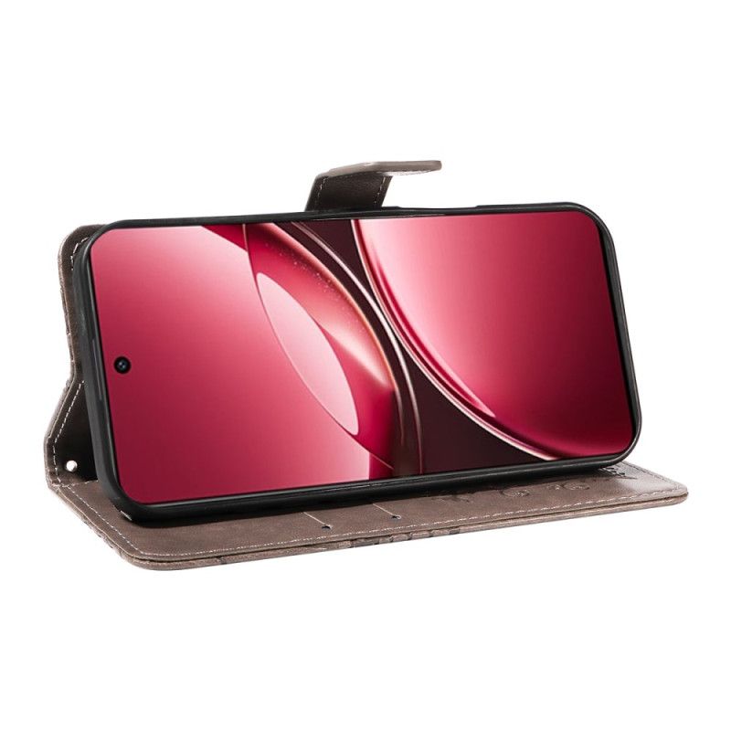 Lærdeksel Folio Deksel Vivo V50 Lite 5g Mobildeksel Kjempesommerfugler