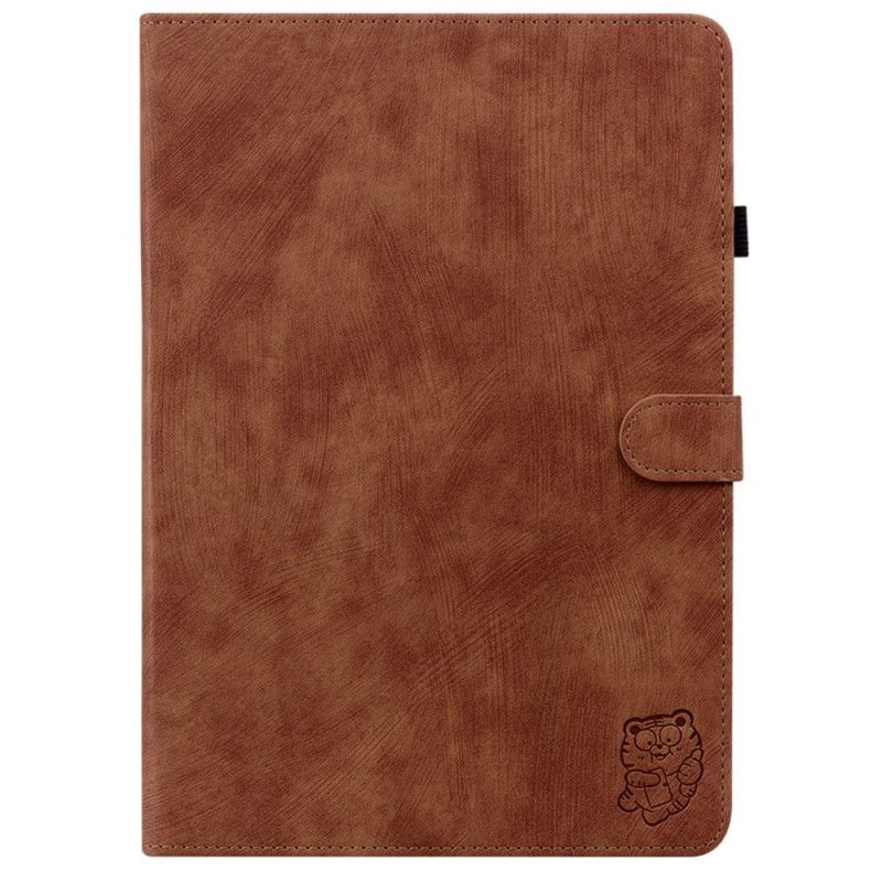Folio Deksel Samsung Galaxy Tab S9 Fe Tigermønster