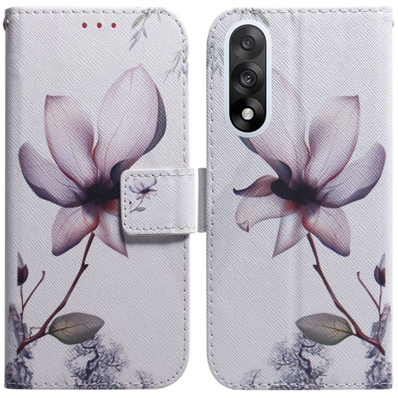 Folio Deksel Oneplus Nord 5 Rosa Blomst