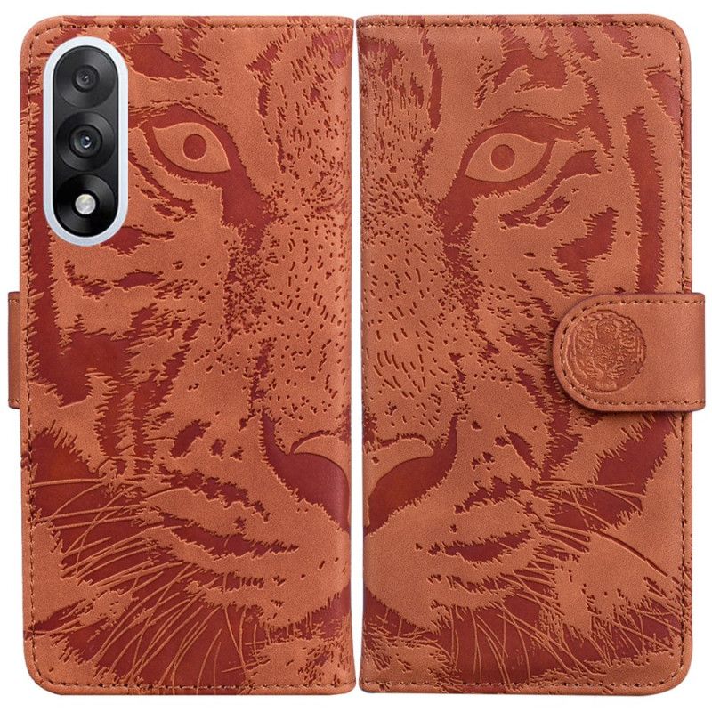 Folio Deksel Oneplus Nord 5 Tigertrykk Beskyttelse Deksel