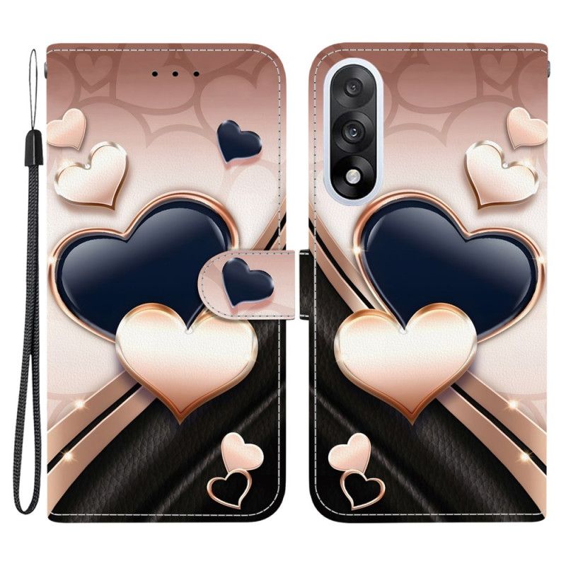 Folio Deksel Oneplus Nord 5 To Hjerter Beskyttelse Deksel