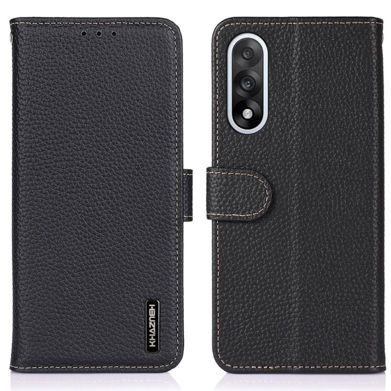 Folio Deksel Til Oneplus Nord 5 Khazneh Teksturert Lær