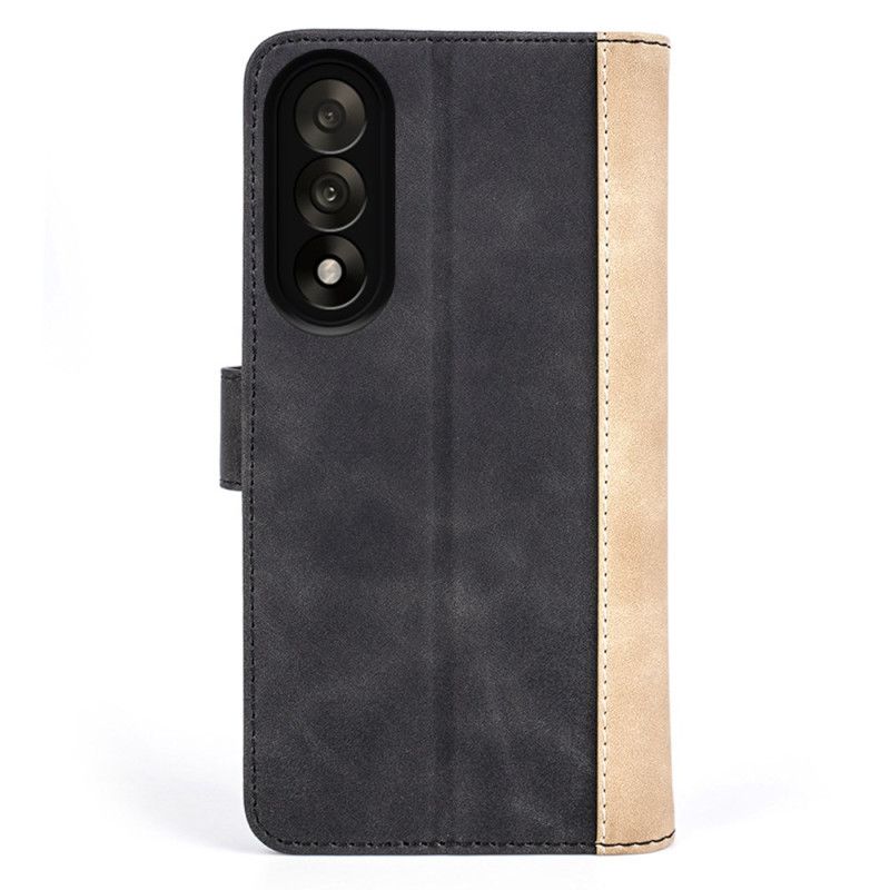 Folio Deksel Til Oneplus Nord 5 Tofarget Bølgete