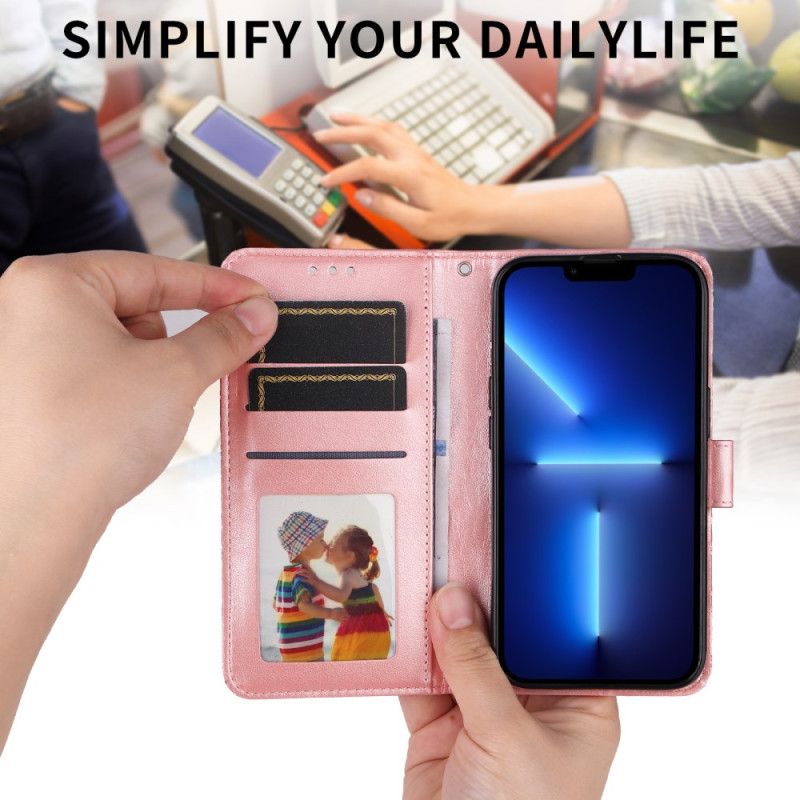 Lærdeksel Folio Deksel Oneplus Nord 5 Mobildeksel Mandala