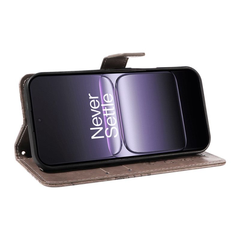 Lærdeksel Folio Deksel Oneplus Nord 5 Stor Sommerfugler