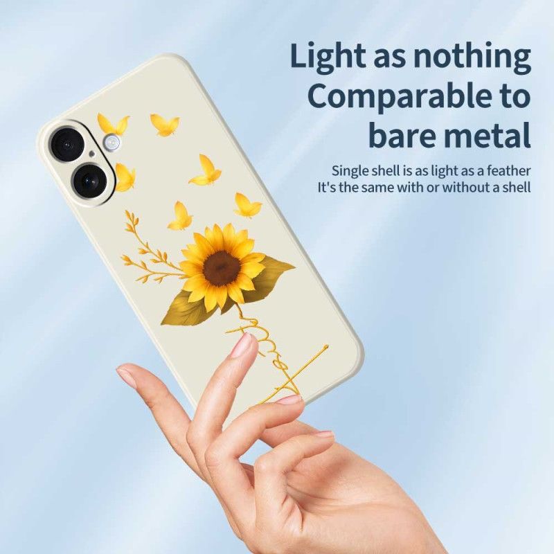 Deksel iPhone 17 Flytende Silikonsolsikke Beskyttelse Deksel