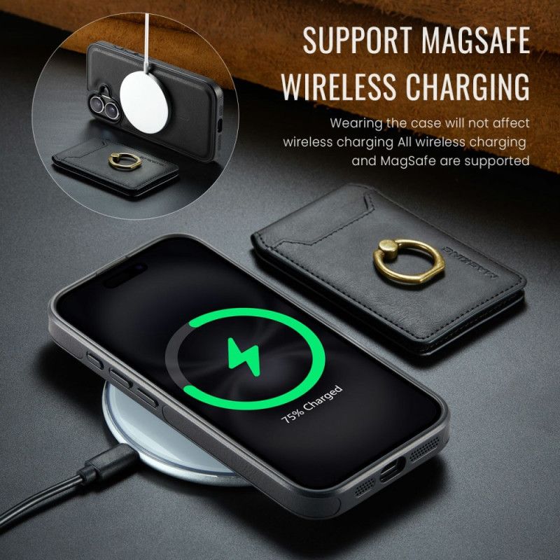 Deksel iPhone 17 Magsafe Med Rfid-kortholder Og Integrert Stativ