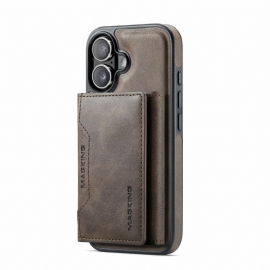 Deksel iPhone 17 Mobildeksel Kompatibel Med Avtakbar Magsafe-kortholder Magging