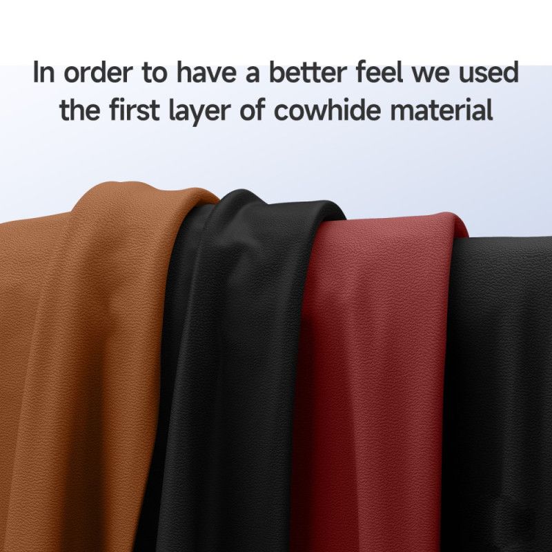 Deksel iPhone 17 Mobildeksel Magsafe Kompatibel Med Skinn Med Stativ