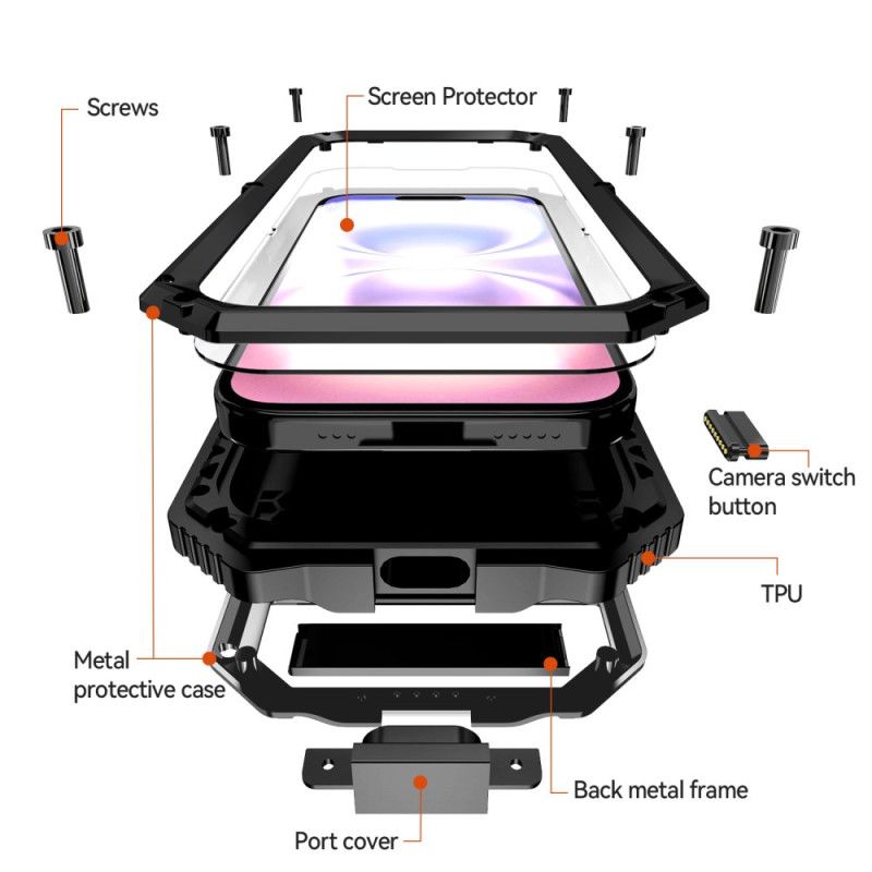 Deksel iPhone 17 R-just Armor Beskyttelse Deksel