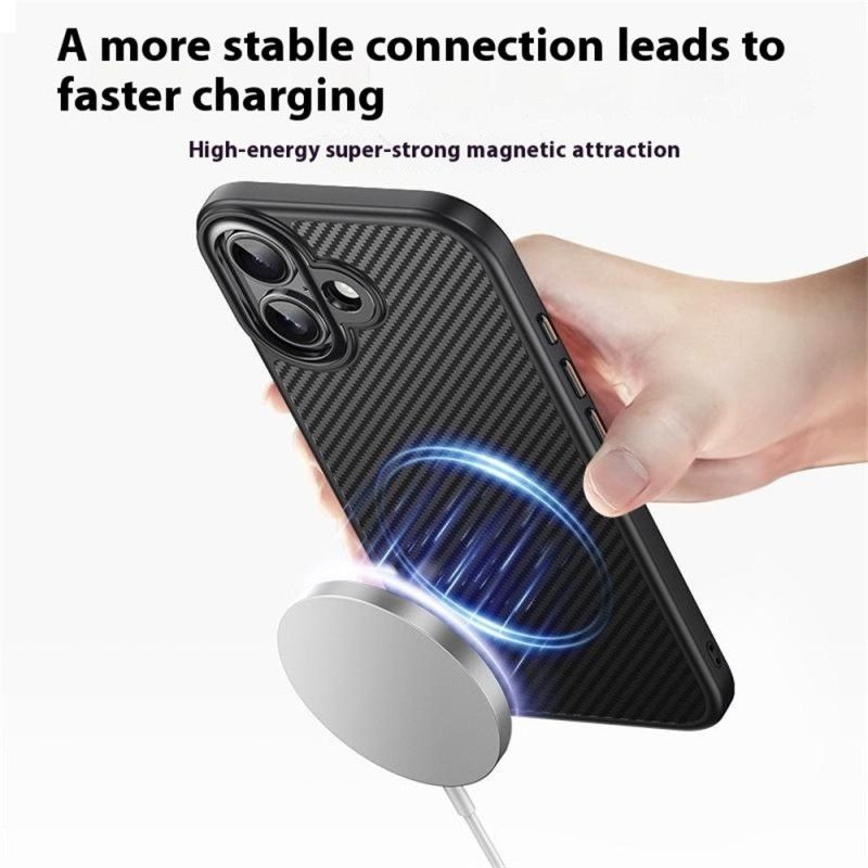 Deksel Til iPhone 17 Klassisk Svart Magsafe-kompatibel