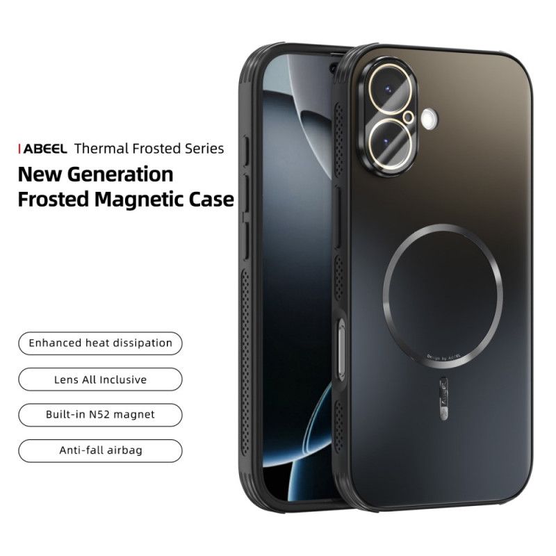 Deksel Til iPhone 17 Magnetisk Glasert Effekt Abeel