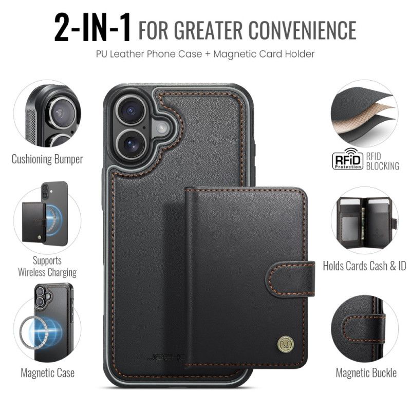 Deksel Til iPhone 17 Magsafe Avtakbar Rfid-kortholder